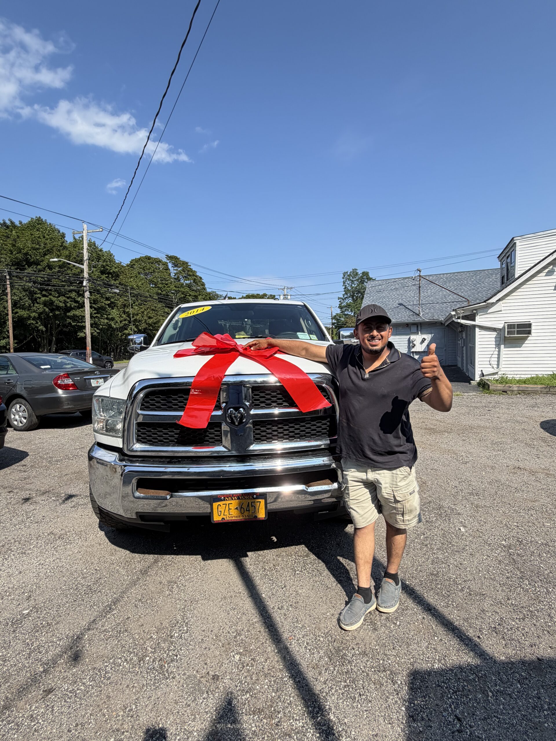 white truck